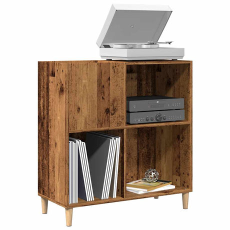 Record Cabinet Old Wood 84.5X38X89 Cm Engineered Wood