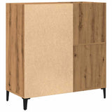 Record Cabinet Artisan Oak 84.5X38X89 Cm Engineered Wood