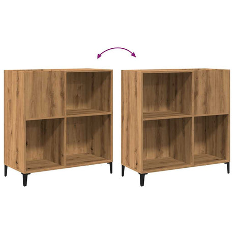Record Cabinet Artisan Oak 84.5X38X89 Cm Engineered Wood