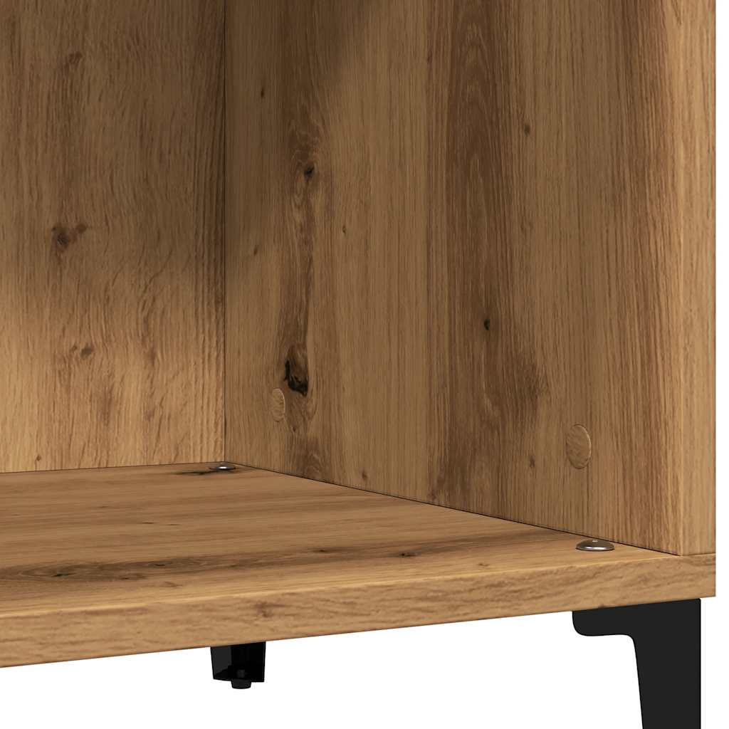 Record Cabinet Artisan Oak 84.5X38X89 Cm Engineered Wood