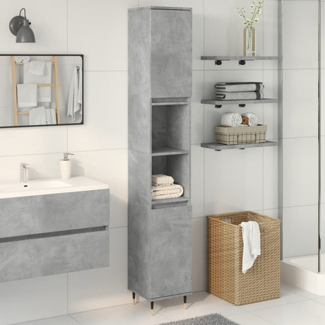 Bathroom Cabinet 30X30X190 Cm Engineered Wood