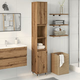 Bathroom Cabinet 30X30X190 Cm Engineered Wood