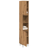 Bathroom Cabinet 30X30X190 Cm Engineered Wood