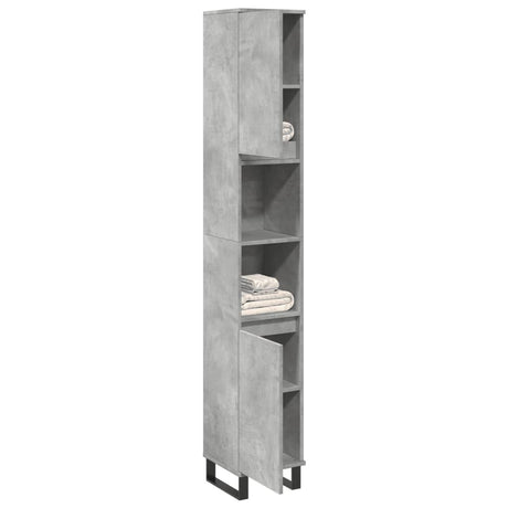 Bathroom Cabinet 30X30X190 Cm Engineered Wood