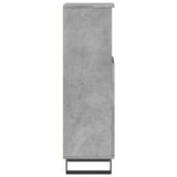 Bathroom Cabinet Concrete Grey 30X30X100 Cm Engineered Wood