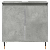 Bathroom Cabinet Concrete Grey 58X33X60 Cm Engineered Wood