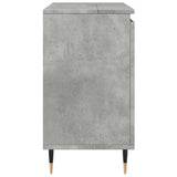 Bathroom Cabinet Concrete Grey 58X33X60 Cm Engineered Wood