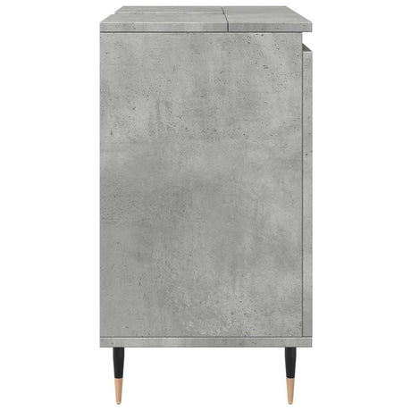 Bathroom Cabinet Concrete Grey 58X33X60 Cm Engineered Wood