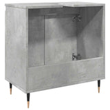 Bathroom Cabinet Concrete Grey 58X33X60 Cm Engineered Wood