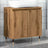 Bathroom Cabinet 58X33X60 Cm Engineered Wood