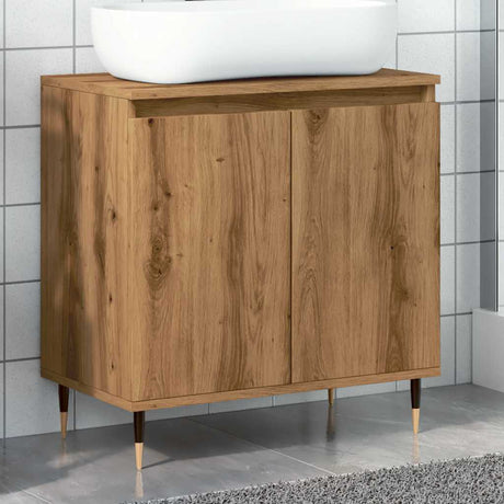 Bathroom Cabinet 58X33X60 Cm Engineered Wood