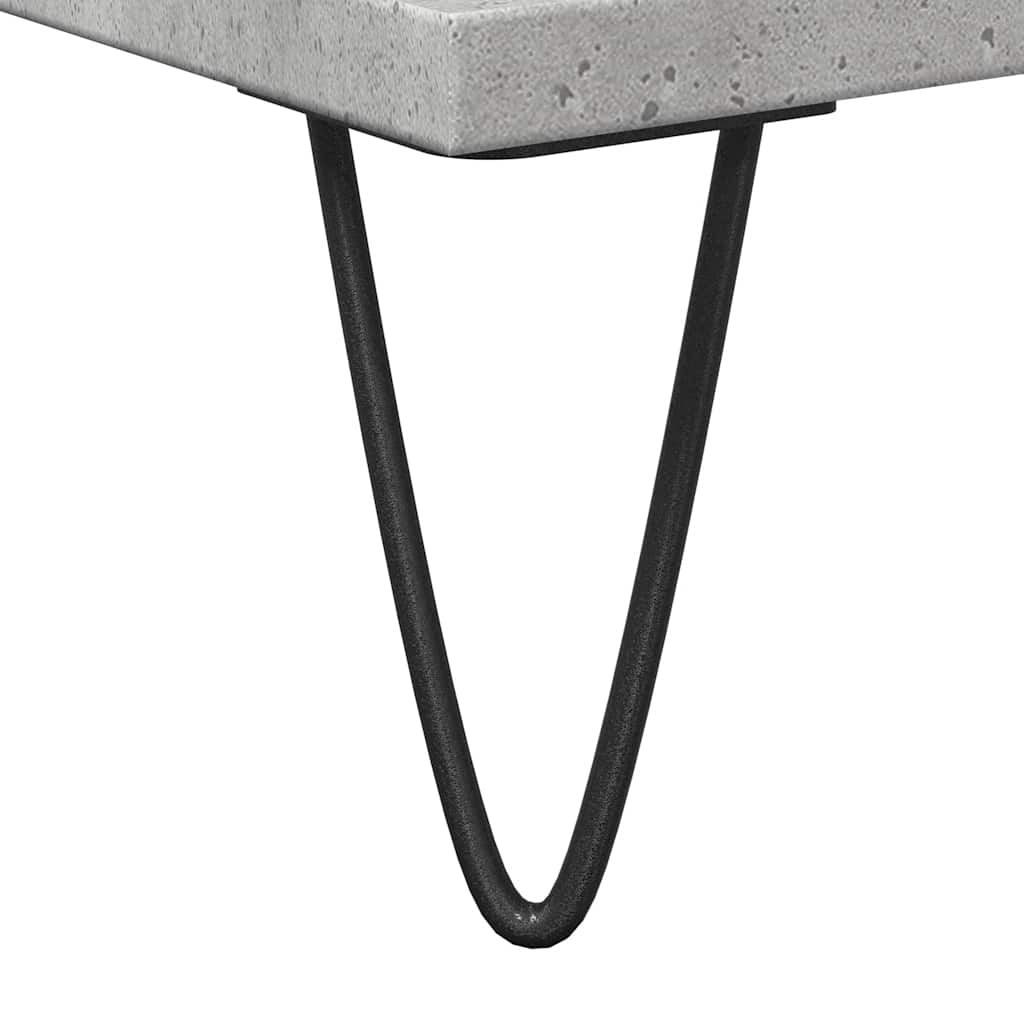 Bathroom Cabinet Concrete Grey 58X33X60 Cm Engineered Wood