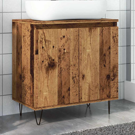 Bathroom Cabinet 58X33X60 Cm Engineered Wood