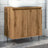 Bathroom Cabinet 58X33X60 Cm Engineered Wood