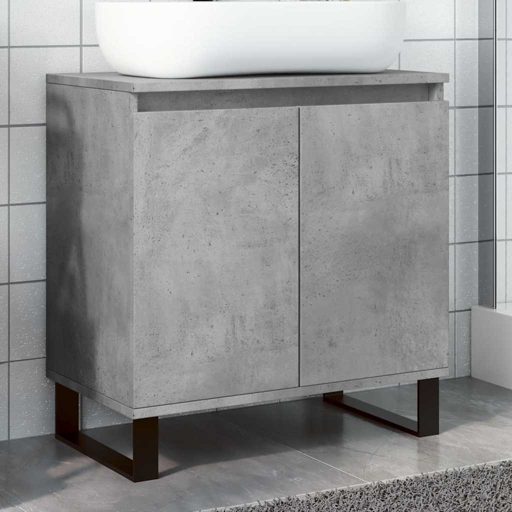 Bathroom Cabinet 58X33X60 Cm Engineered Wood