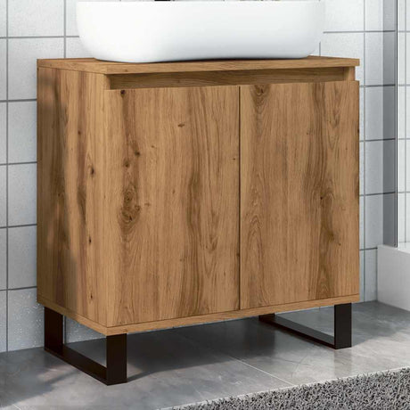 Bathroom Cabinet 58X33X60 Cm Engineered Wood