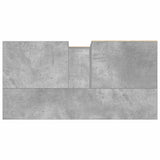 Sink Cabinet Concrete Oak 65X33X60 Cm Engineered Wood