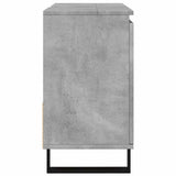 Bathroom Sink Cabinet Concrete Grey 65X33X60 Cm Engineered Wood