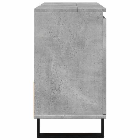 Bathroom Sink Cabinet Concrete Grey 65X33X60 Cm Engineered Wood