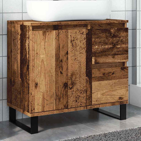 Bathroom Cabinet 65X33X60 Cm Engineered Wood