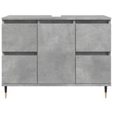 Bathroom Cabinet Concrete Grey 80X33X60 Cm Engineered Wood