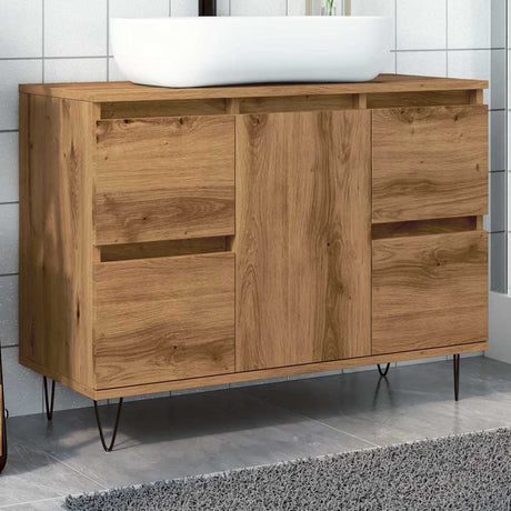 Bathroom Cabinet 80X33X60 Cm Engineered Wood