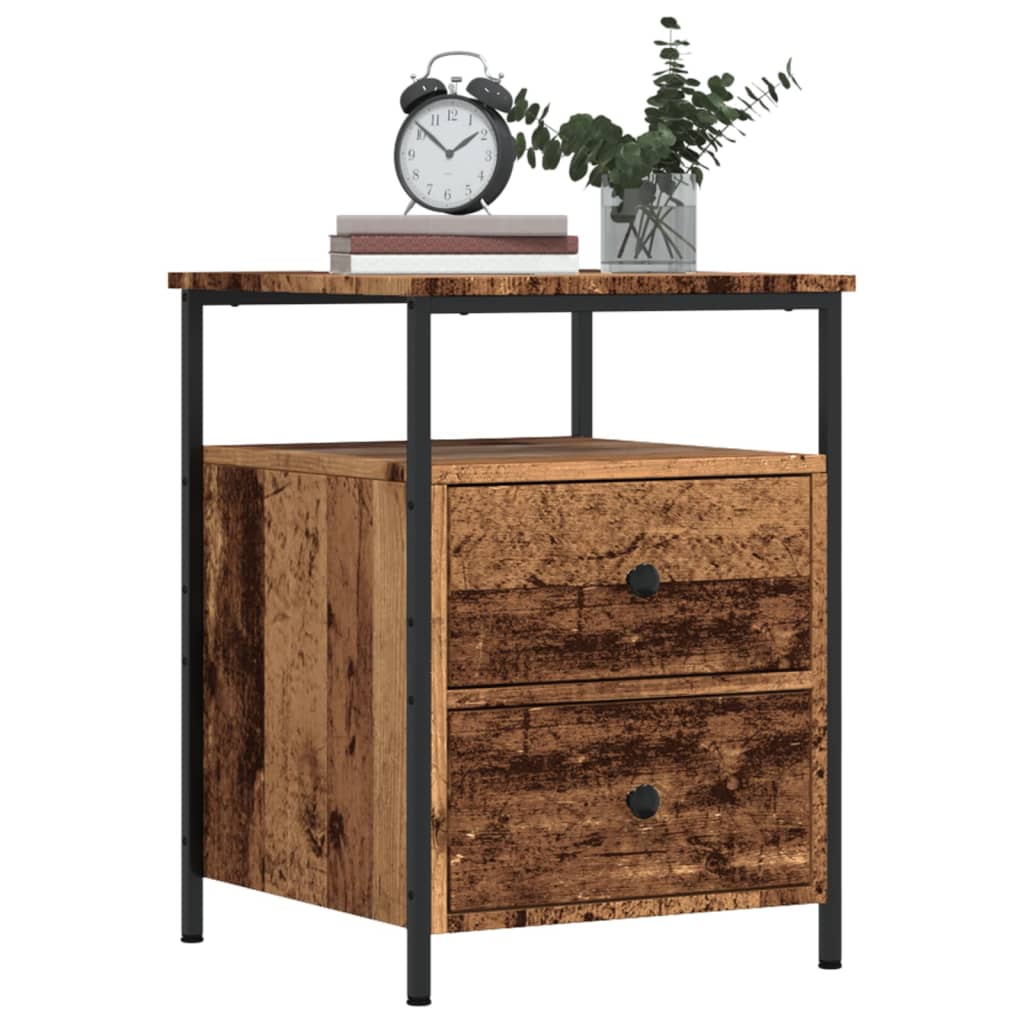 Bedside Cabinet 44X45X60 Cm Engineered Wood