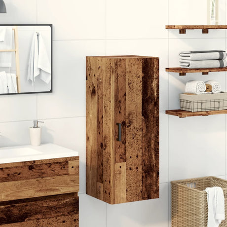 Wall Mounted Cabinet 34.5X34X90 Cm