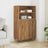 Highboard 60X36X110 Cm Engineered Wood