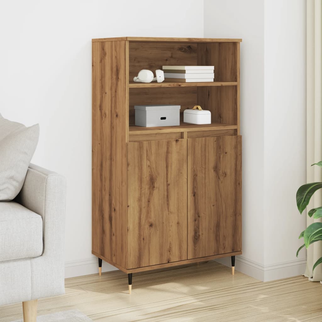 Highboard 60X36X110 Cm Engineered Wood