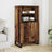 Highboard 60X36X110 Cm Engineered Wood