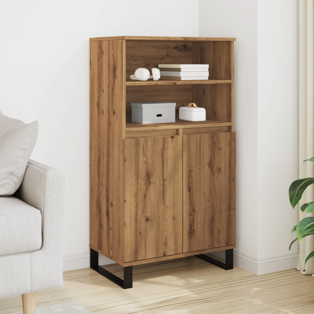 Highboard 60X36X110 Cm Engineered Wood