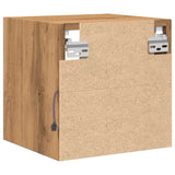 Tv Wall Cabinet With Led Lights 30X28.5X Artisan Oak