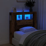 Led Headboard 160X18.5X103.5 Cm Engineered Wood
