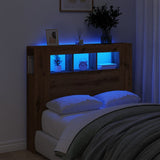 Led Headboard 160X18.5X103.5 Cm Engineered Wood