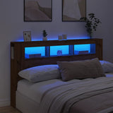 Led Headboard 160X18.5X103.5 Cm Engineered Wood