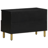 Tv Cabinet Black 70X33X46 Cm Engineered Wood