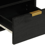 Tv Cabinet Black 70X33X46 Cm Engineered Wood