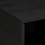 Coffee Table Black 80X50X40 Cm Engineered Wood