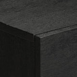Bedside Cabinet Black 50X33X60 Cm Engineered Wood