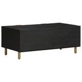 Coffee Table Black 100X54X40 Cm Engineered Wood