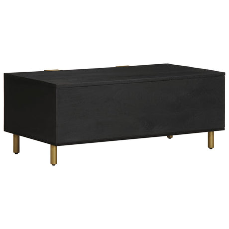 Coffee Table Black 100X54X40 Cm Engineered Wood