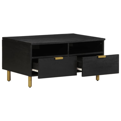 Coffee Table Black 80X54X40 Cm Engineered Wood