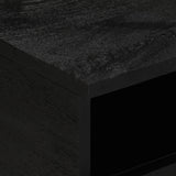 Coffee Table Black 80X54X40 Cm Engineered Wood