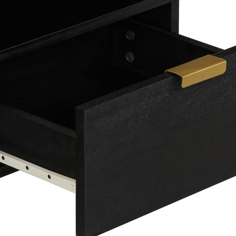 Coffee Table Black 80X54X40 Cm Engineered Wood