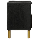 Tv Cabinet Black 100X33X46 Cm Engineered Wood