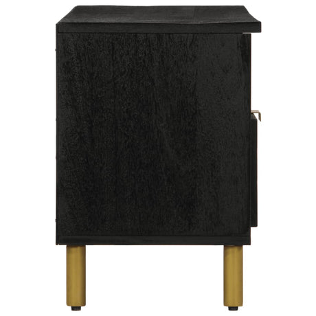 Tv Cabinet Black 100X33X46 Cm Engineered Wood