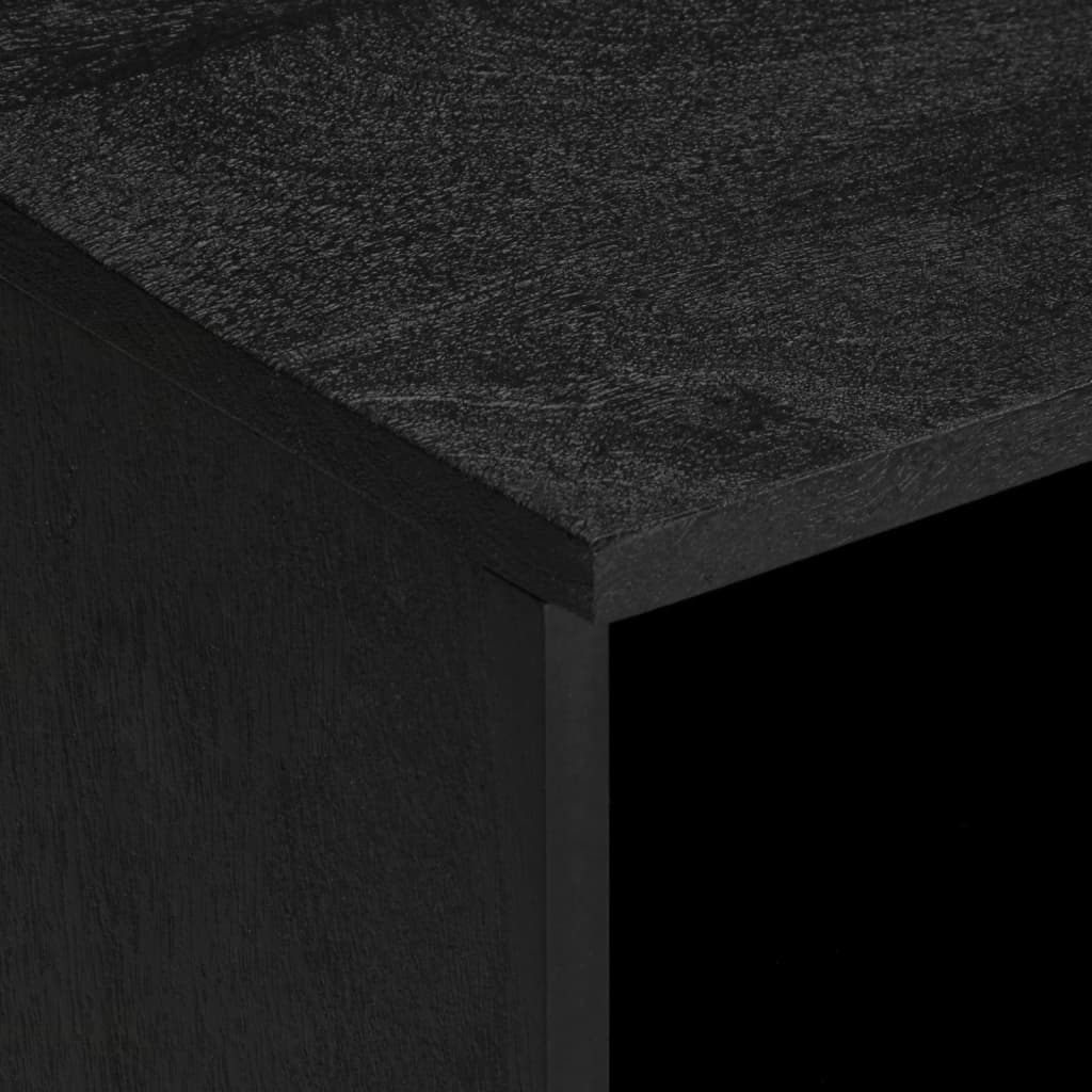 Tv Cabinet Black 100X33X46 Cm Engineered Wood