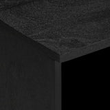 Tv Cabinet Black 100X33X46 Cm Engineered Wood