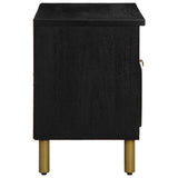 Tv Cabinet Black 80X33X46 Cm Engineered Wood